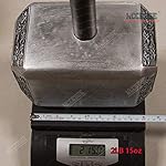 KCCEDGE-BEST-CUTLERY-SOURCE-Avengers-Endgame-17-Inch-Large-Adult-Size-Thors-Hammer-PU-Foam-Thunder-Hammer-Toy-Collectors-Cosplay-Prop-Fancy-Replica-Weapon-Silver-Grey