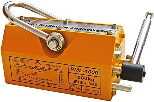 New Neodymium Magnetic Steel Lifter Max Capacity 2200 LBS 1000 KG Mag Lift