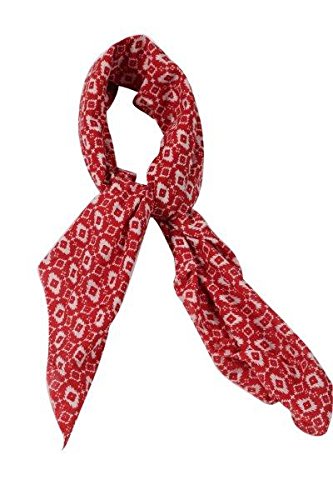 girl's floral print 100% cotton face scarf (size- 100 x 100 cm)