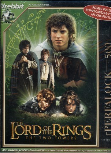 The Lord of the Rings - The Two Towers Frodo and Sam - Perfalock Movie Poster Puzzle - 500 Pieces