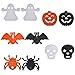 Frienda 5 Set Halloween Paper Garlands Decoration Prop Pumpkin Spider Bat Ghost Skull Shape
