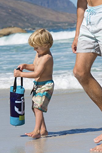 EverEarth E Lite Waterproof Beach Blanket & Kiddie Pool, Blue