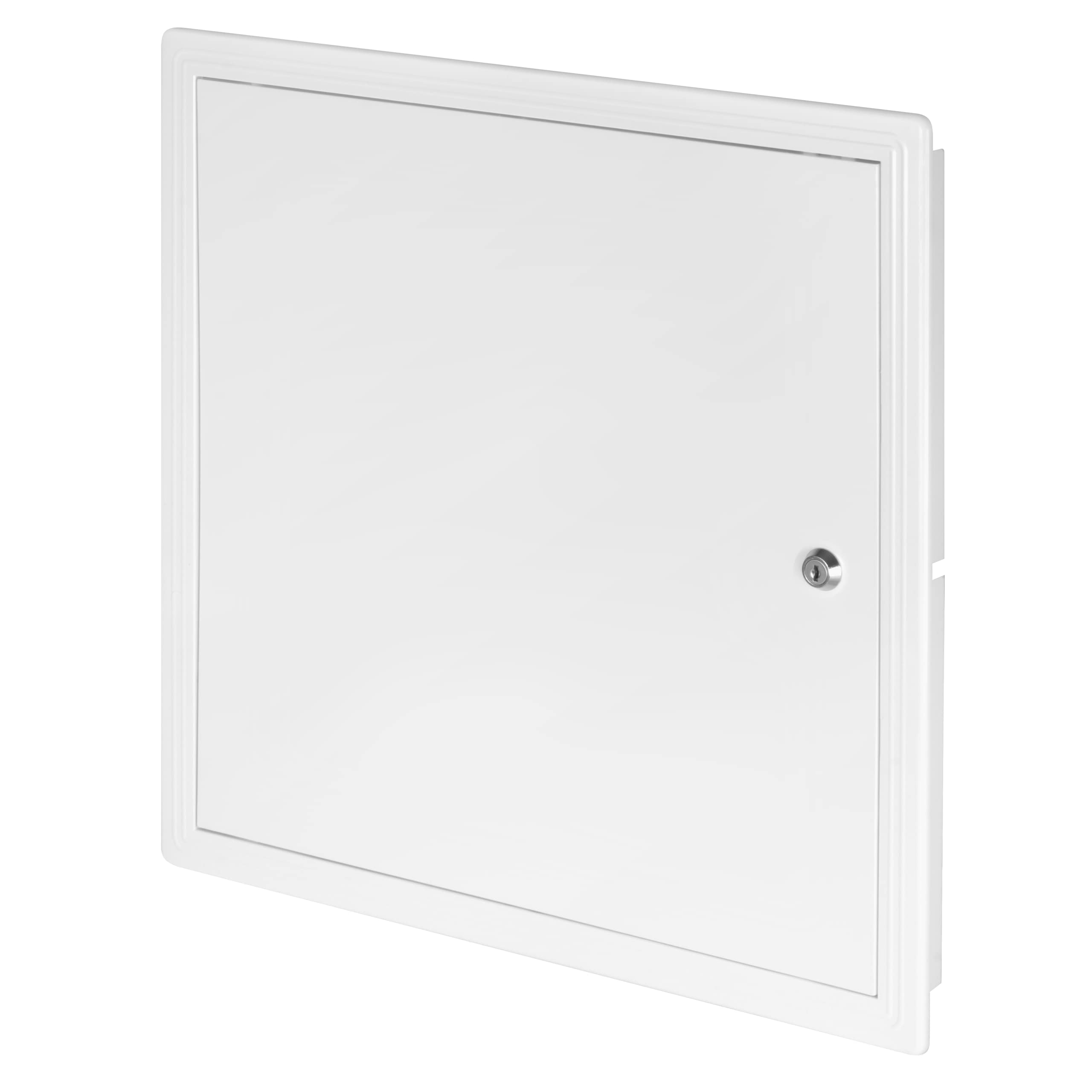 AWENTA DT17Z 450 x 450mm ABS Inspection Hatch with Lock for Ventilation System Smoke Pipe Water Meter - Plastic Inspection Door - White Inspection Door
