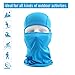 Balaclava Face Mask Adjustable Windproof UV Protection Hood (US, Alpha, One Size, Light Blue)