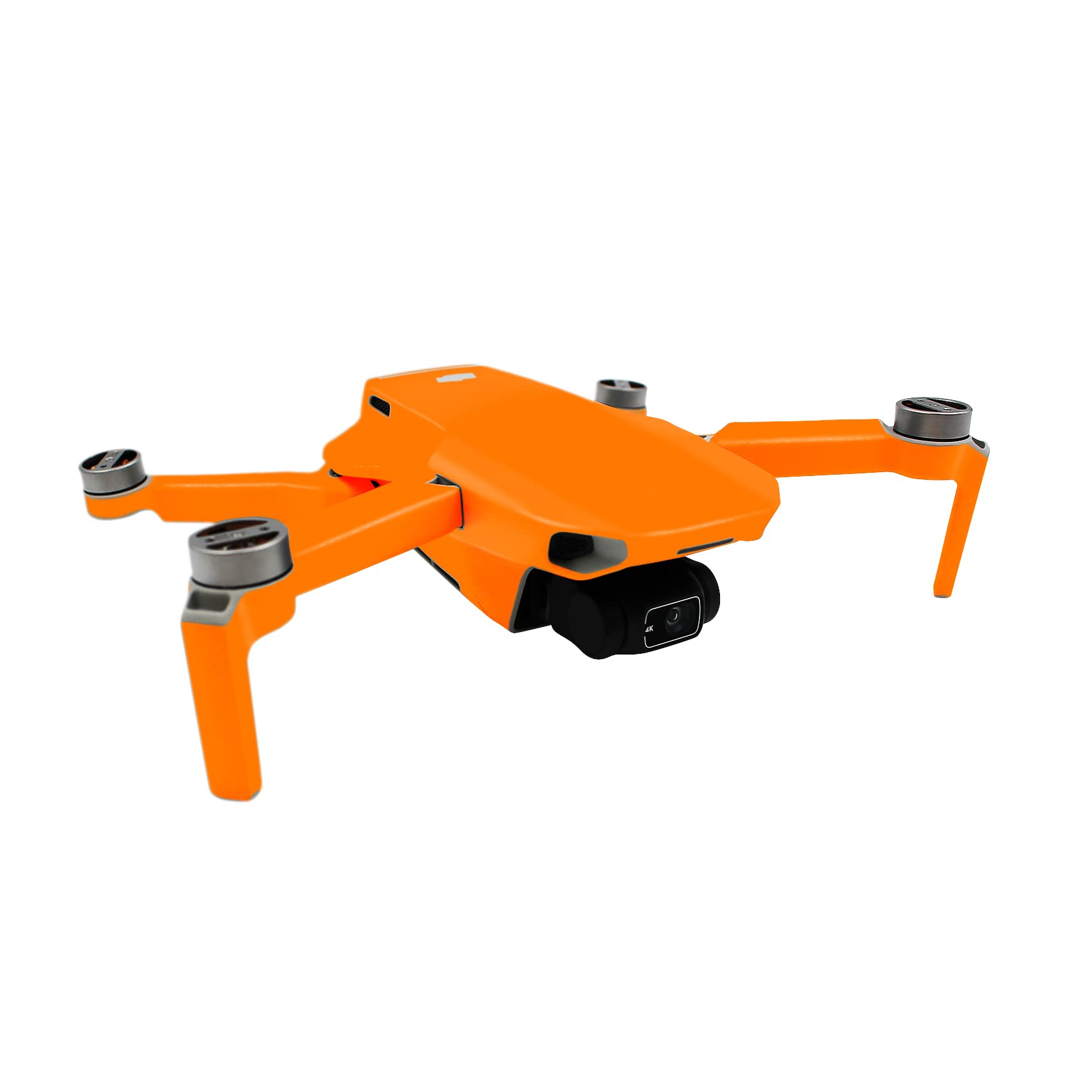 Finest Folia Protective Film Compatible with Drone DJI Mini 2 and Controller Sticker Set Suitable Waterproof Skin Sticker Design Film (Full Cover K160, Neon Orange)