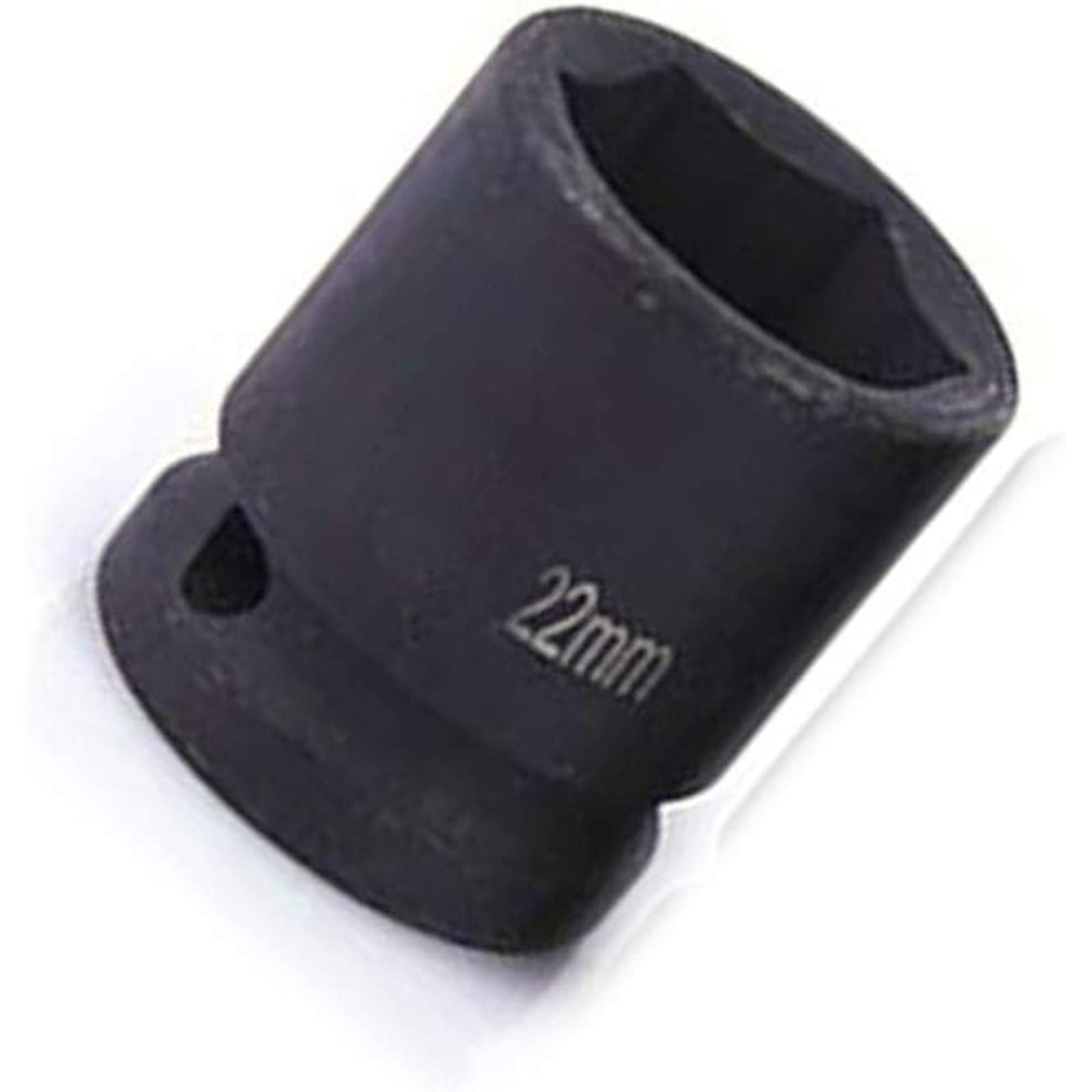 Boxonly 1/2 Inch Driver Impact Socket 22mm Hub Nut Hexagon Ratchet Wrench Socket 4cm Height for Ratchets Air Pneumatic Wrenches