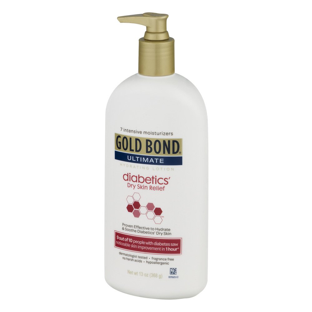 Gold Bond Ultimate Diabetic Skin Relief Lotion, Fragrance Free 13 Oz by Gold Bond Ultimate : Beauty