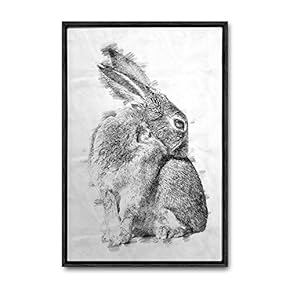 Framed Canvas Wall Art Animals, Flowers, Birds Canvas Prints Home Artwork Decoration for Living Room, Bedroom - 16x24 inches