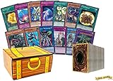 1000 Yugioh Cards - Featuring Rares and Holos and 1 Yugioh Limited Edition Playmat! Includes Golden Groundhog Storage Box!