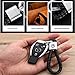VILLSION 2Pack Genuine Leather Car Logo Keychain VW Key Chain Accessories Keyring