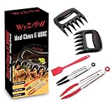 Meat Shredder Claws For Pulled Pork BBQ, Set Includes - Bear Claw Forks - Stainless Steel Food Tongs With Silicone Tips 7