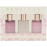 Sand + Fog Eau de Parfum Oil Discovery Set, 3 Roll-On Bottles, 0.5 fl oz Each (Peony &amp; Lily, Innocence, Enchanted)