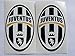 2 Juventus Italian Soccer Die Cut Decals by SBD DECALS