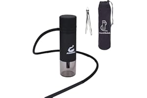 ASANMA Car Hookah, Portable Hookah Set Travel Hookahs Small Mini Hookahs Shisha for Car Outdoor Travel Shisha Sheesha Narguiles Smoking