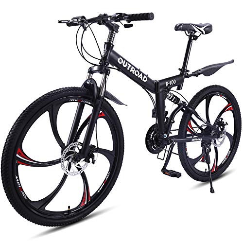 outroad folding mountain bike