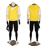 Men's Pokemon Go Trainer Hoodie Yellow Team Mystic Valor Instinct Medium