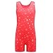 DAXIANG One-Piece Gymnastics Leotard Shiny Snowflake Biketard for Little Girl 2-11Years