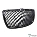 Topline Autopart Black Mesh Front Hood Bumper Grill Grille ABS For 04/05-10 Chrysler 300 / 300C / 300 Touring/Limited/SRT-8