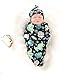 NZRVAWS Newbron Receiving Blankets for Boys Dinosaur Baby Swaddle Wrap Soft Baby Blankets with Hat