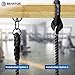 B BRANTON Easy-Install Workout Climbing Rope - 25 feet Exercise Climbing Rope w/Anchor, Carabiner, Anchor Covers & Liquid Chalk - Safe & Sturdy, Great for Indoor & Outdoor Use - Gym Climbing Rope