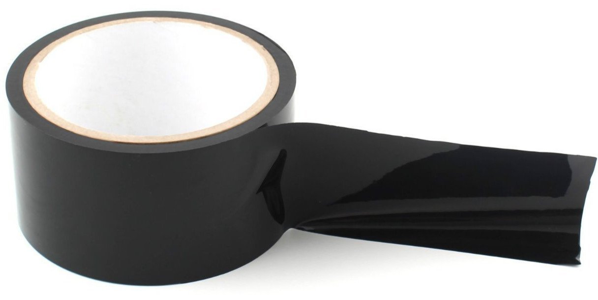 SUNTQ 10m 32 Feet Long Rope Natural Soft Cotton Ropes + 15m 49 Feet Restraint Duct Tape For Strap On (Black)