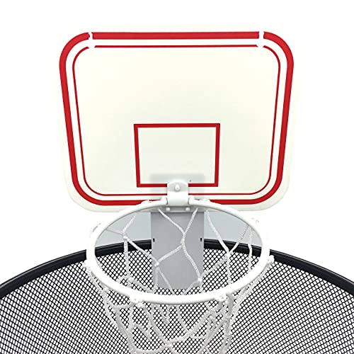 Silfrae Basketball Trash Can Mini Basketball Hoop Office Basketball