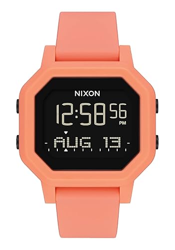 NIXON Siren A1210 Light Tangerine 100m Water Resistant Women's