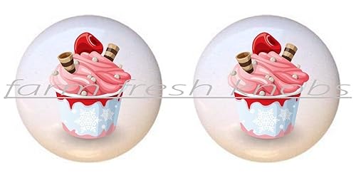 Amazon Com Set Of 2 Knobs Design 20 Frozen Smoothie Ice Cream