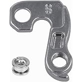 TerchPilet Rear Derailleur Hanger #48 with Bolts &ndash; Compatible with Diamondback, Nishiki, Ghost, Univega, Falcon, Raleigh, Claud Butler, Shogun, Optima &ndash; Silver CNC Aluminum Alloy