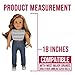 PZAS Toys 6 Outfit Set, Compatible with All 18 Inch Dolls