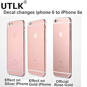Amazon.com: iPhone 6 Decal Sticker Rose Gold [iPhone 6S