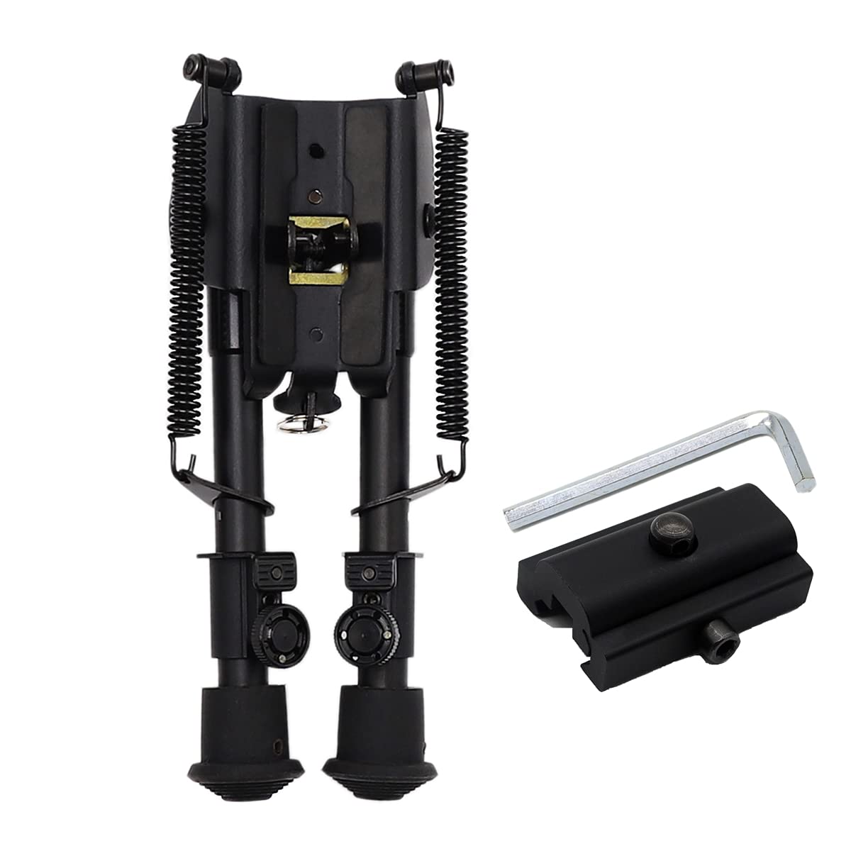 GOODTAC Adjustable Rifle Bipods Tactical Hunting Bipod Included Adapter (6-9 inches)