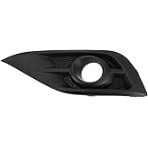 TUCKBOLD Fog Light Grill for Honda CRV 2012-2013 No.71108T0TH00 Front Left Front Lower Bumper Fog Light Cover Inserts Black 1 Pc