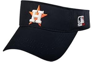 OUTDOOR CAP MLB Official Replica Baseball Visor Various Team Hat Adjustable MLB Licensed , Houston Astros - Home