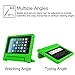 Fintie Shock Proof Case for All-New Amazon Fire 7 Tablet (7th Gen, 2017) - Kiddie Series Light Weight Convertible Handle Stand Kids Friendly Cover, Compatible with Fire 7 (5th Gen, 2015), Green