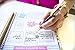 bloom daily planners Planner Pen Black Ink Click Tip Ballpoint Planner Pen - Vintage Floral
