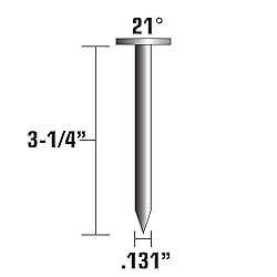 Metabo HPT Framing Nails | 3-1/4 In. x .131 | 21