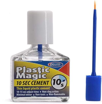 Best Price Square Deluxe Materials Plastic Magic Cement Model Kit Glue 40ml