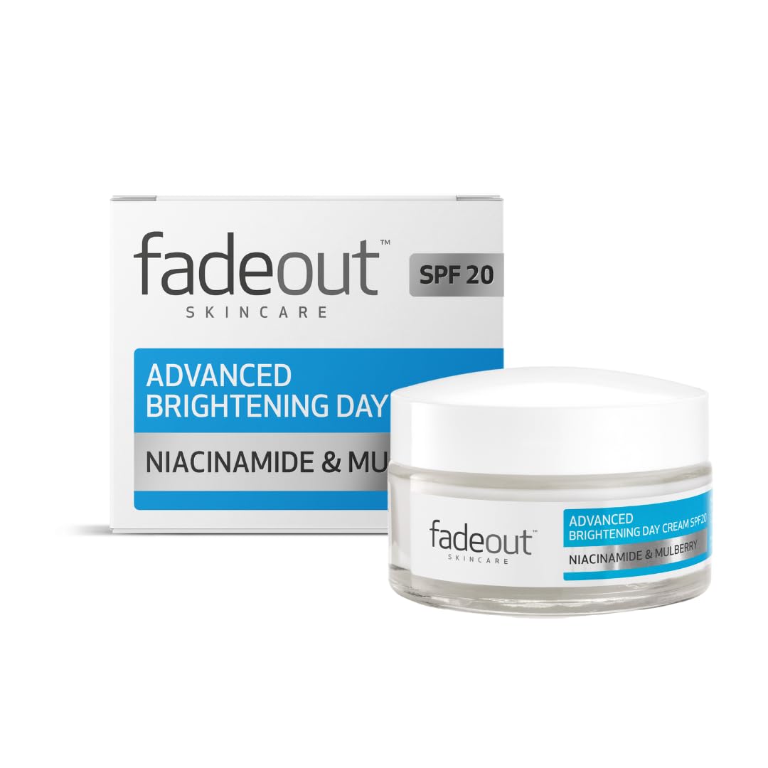 Fade Out Advanced Even Skin Tone Day Cream with SPF20 - Face Cream With Niacinamide and Lactic Acid to Brighten Skin tone in 4 weeks