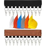 TUPARKA 2 Pack Hat Organizer Hat Holder Baseball Hat Storage Organizer for Closet,Black and Coffee