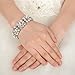 EVER FAITH Round Austrian Crystal Vintage Style Elastic Stretch Bracelet