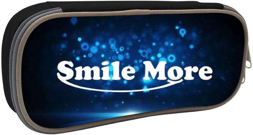 Custom Smile-More Kids 3D Printing Pencil Case Students Stationery Bags Pencil Holders Pen Bag