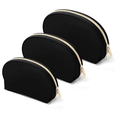 Waterproof Half Moon Makeup Bag Set with Double Gold Nigeria Ubuy