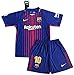 NEW 2017/2018 Messi #10 FC Barcelona Home Jersey & Shorts for Kids/Youth (11-13 Years Old)