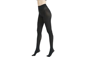 CACCICO 80D Semi Opaque Tights for Women Stretchable High Waist Womens Stockings Soft Pantyhose with 20+ Colors