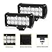 JAHURD Flood Led Light Bar[2 Pack] 7 inch 36W Cube Led Work Light Pods,12V-24V Driving Fog Light Offroad Running Light Headlight For Truck SUV Boat 4x4 Jeep ATV Motorcycle- Waterproof IP67