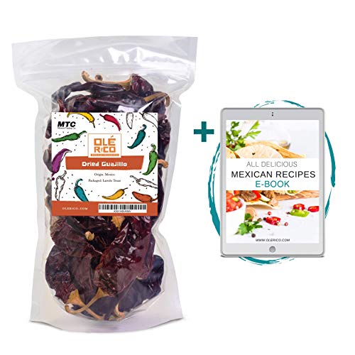 Dried Guajillo Chiles Peppers 8 Oz, Great For Mexican Food, Salsa