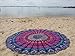 RawyalCrafts Indian Cotton Mandala Beach Tapestry - Bohemian Beach Throw - Boho Round Tablecloth - Indian Beach Mandala roundie - yogamat