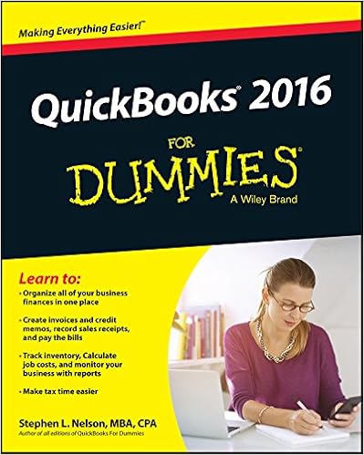 QuickBooks 2016 For Dummies QuickBooks 2016 For Dummies