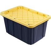 HDX 17 Gal. Storage Tough Tote in Black
